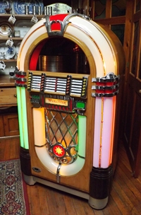 A beautifully restored jukebox for sale