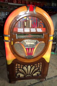 A beautifully restored jukebox for sale